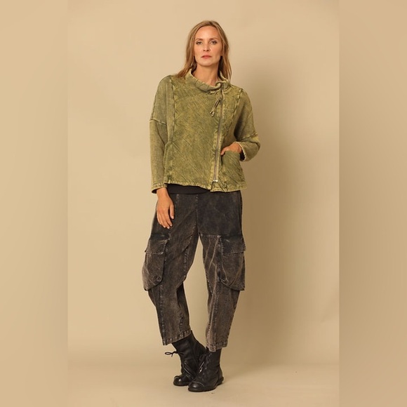 Beau Jours Clover Jacket in Green, Size M - Picture 1 of 8